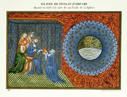 Reproduction of Nicolas d'Oresme's Globe, from 1377