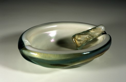 Murano glass ashtray