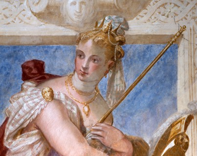 Giovanni Battista Zelotti,  Allégorie du pouvoir (détail)