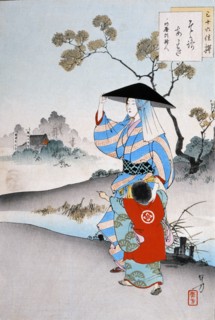 Ogata Gekko, Une femme avec un enfant