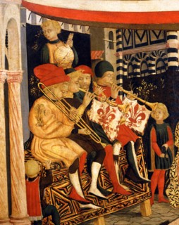 Cassone Adimari. Mariage entre Boccaccio Adimari et Lisa Ricasoli