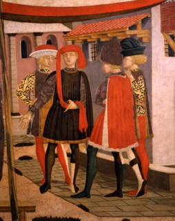 Cassone Adimari. Mariage entre Boccaccio Adimari et Lisa Ricasoli