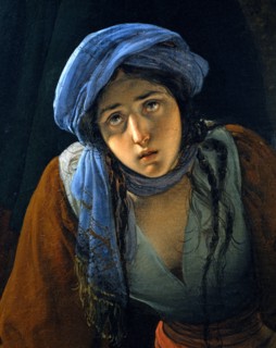 Francesco Hayez, The Refugees of Parga (detail)