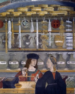 Fresque, Intérieur de Pharmacie (détail)