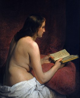 Francesco Hayez, Odalisque reading