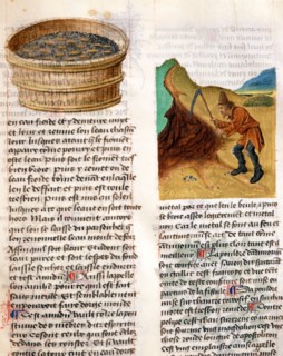 Miniature française, La recherche des métaux dans les montagnes