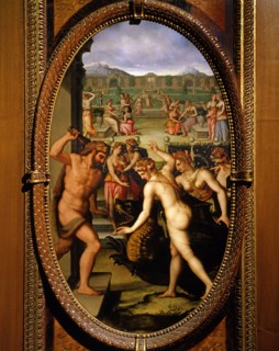 Lorenzo Sciorina. "Hercules killing the dragon of the Hesperides"