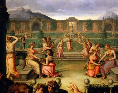 Lorenzo Sciorina. "Hercules killing the dragon of the Hesperides" (detail)