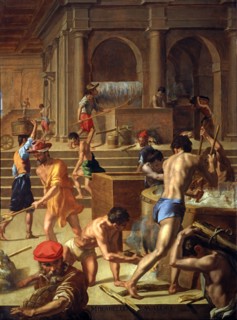 Mirabello Cavalori , Traitement et teinture de la laine