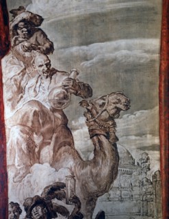 José Maria Sert, La reine de Saba part avec son cortège, pour aller rencontrer le roi Salomon
