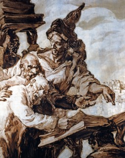 José Maria Sert, La reine de Saba part avec son cortège, pour aller rencontrer le roi Salomon
