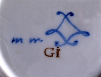 Signature sur porcelaine
