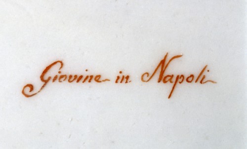 Signature sur porcelaine