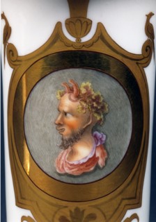 Vase avec représentation d'un faune