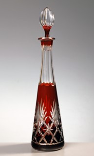Amaranth crystal liqueur bottle