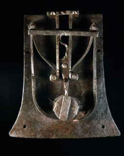 Steel lock, locking mechanism.