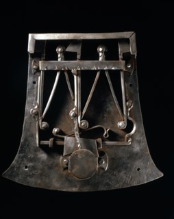 Steel lock, locking mechanism.
