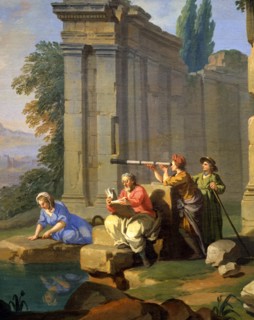 Zocchi, Les 5 sens : La Vue. Détail.