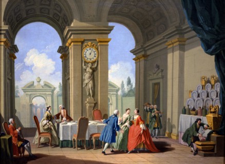 Zocchi, Les heures du jour : Le déjeuner.