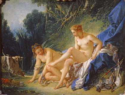 Boucher, Diane sortant du bain