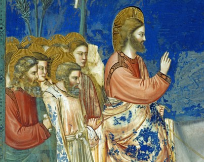 Giotto, L'entrée du Christ à Jérusalem (détail)