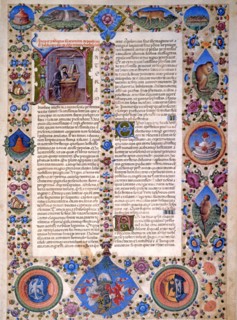 Crivelli, Livre de la Genèse : La Création de l'Univers.