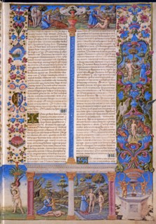 Crivelli, Incipit du Lévitique. Troisième livre de la Torah.