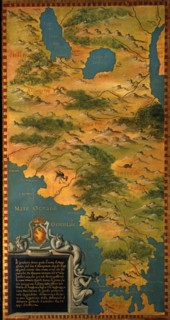 Ignazio, Bonsignori, Map of Patagonia and the Strait of Magellan