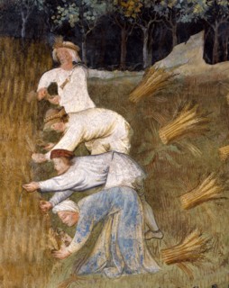 Fresco of the Castle of Buonconsiglio in Trento (Italy)