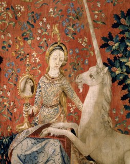 Tapestry of the Lady with the Unicorn: "The Sight"