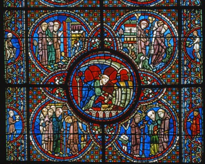 Vitrail de la cathédrale Notre-Dame de Chartres