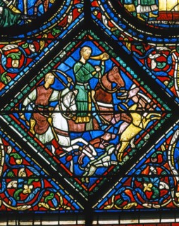 Vitrail de la cathédrale Notre-Dame de Chartres