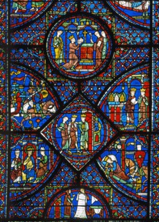 Vitrail de la cathédrale Notre-Dame de Chartres