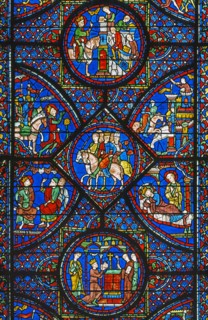 Vitrail de la cathédrale Notre-Dame de Chartres