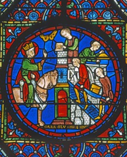 Vitrail de la cathédrale Notre-Dame de Chartres