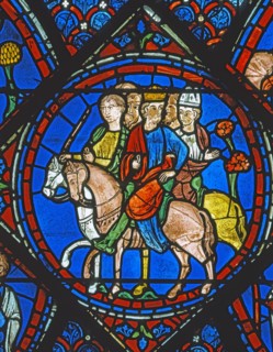 Vitrail de la cathédrale Notre-Dame de Chartres