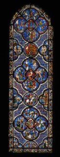 Vitrail de la cathédrale Notre-Dame de Chartres