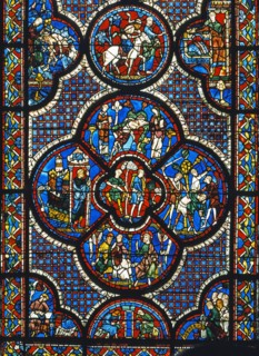 Vitrail de la cathédrale Notre-Dame de Chartres