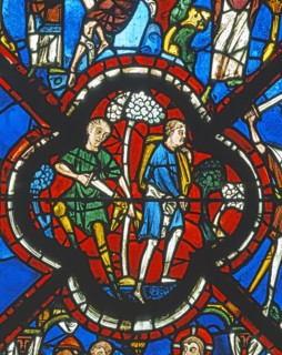 Vitrail de la cathédrale Notre-Dame de Chartres
