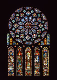Vitrail de la cathédrale Notre-Dame de Chartres