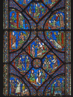 Vitrail de la cathédrale Notre-Dame de Chartres