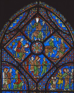 Vitrail de la cathédrale Notre-Dame de Chartres