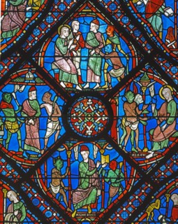 Vitrail de la cathédrale Notre-Dame de Chartres