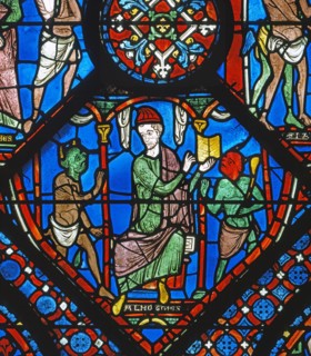 Vitrail de la cathédrale Notre-Dame de Chartres