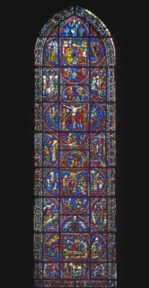 Vitrail de la cathédrale Notre-Dame de Chartres