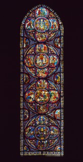 Vitrail de la cathédrale Notre-Dame de Chartres