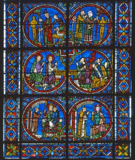 Vitrail de la cathédrale Notre-Dame de Chartres
