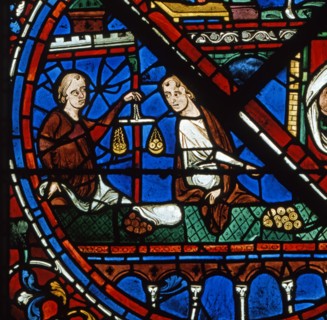 Vitrail de la cathédrale Notre-Dame de Chartres