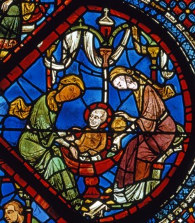 Vitrail de la cathédrale Notre-Dame de Chartres
