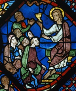 Vitrail de la cathédrale Notre-Dame de Chartres.